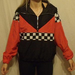 half-zip forever 21 windbreaker